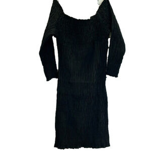 NWT Zara black off the shoulder, tight party dress